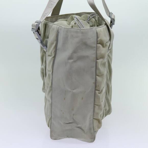 CHANEL Sports Line Tote Bag Canvas Gray CC - Picture 4 of 16